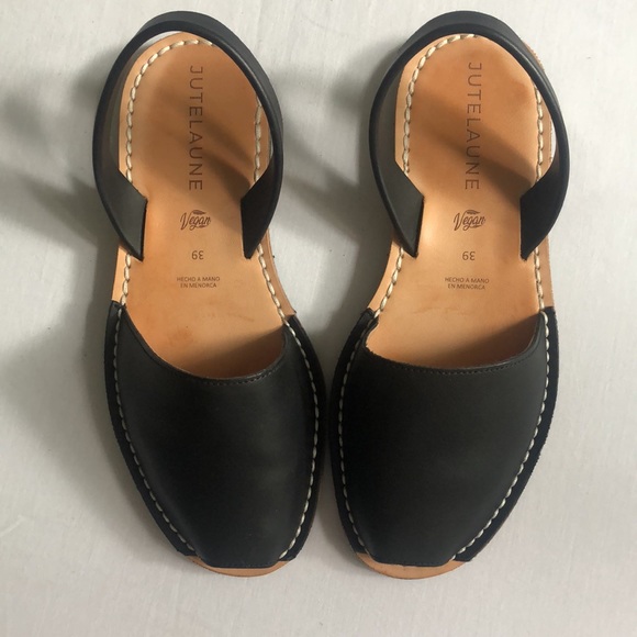 Jutelaune Vegan Black Avarcas - Picture 4 of 6